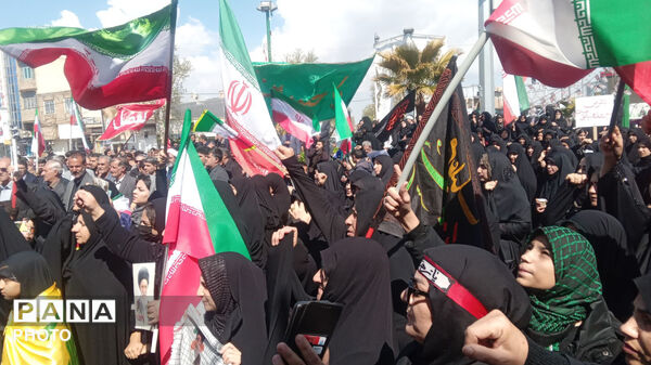 آیین چهلمین روز شهادت «قائد امت رهبر شهید» در کوهدشت