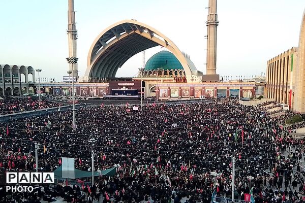 مراسم وداع و بدرقه آقای شهید ایران در مصلی امام خمینی (ره)