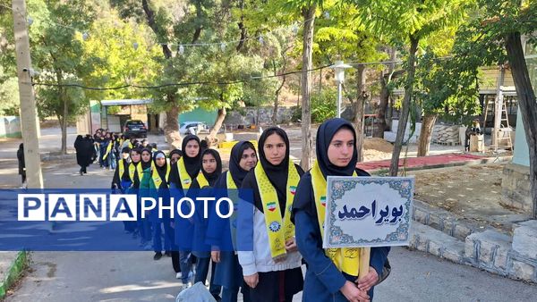 روز دوم اردوی طرح «تمشک» در شهرستان بویراحمد