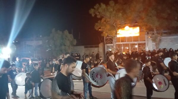 عزاداری مردم شهر تیتکانلو در شب‌های محرم