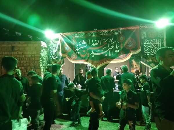 برپایی موکب به همت خادمان مردمی در خلیل آباد