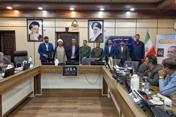 آئین تکریم و معارفه مسئول حوزه بسیج دانشجویی شهید میثمی دانشگاه دولتی یاسوج برگزار شد