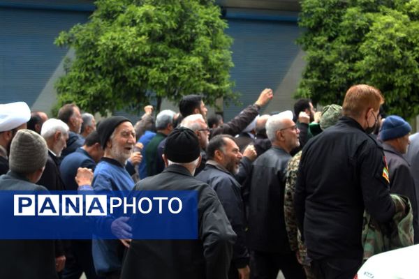 حمایت نمازگزاران جمعه در گلوگاه از مردم مظلوم فلسطین