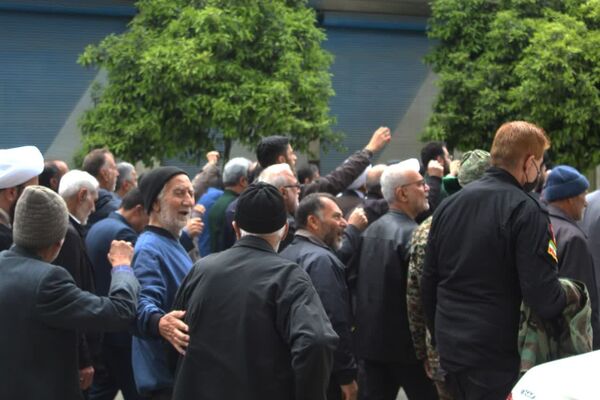 حمایت نمازگزاران جمعه در گلوگاه از مردم مظلوم فلسطین