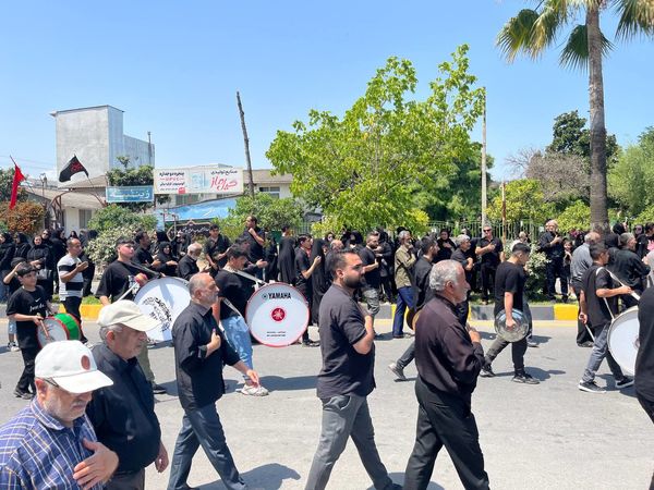 مردم دیار نور در سوگ عاشورای حسین