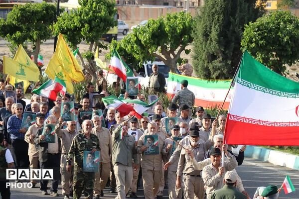 رزمایش اقتدار جان فدا برای ایران امام رضایی در چهاردانگه