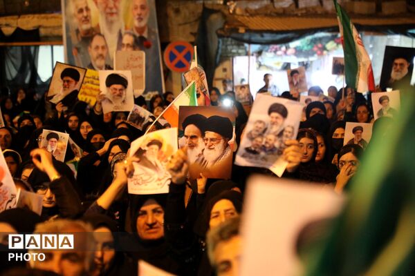  ادای احترام به ارتحال رهبر معظم انقلاب در شهرستان لنده 
