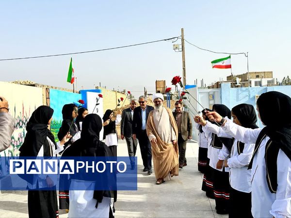  افتتاحیه مدرسه ۶ کلاسه نسیم دانایی روستای فدافن