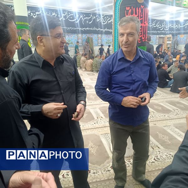 مراسم سوگواری، علم گردانی در روستای گرمدره 