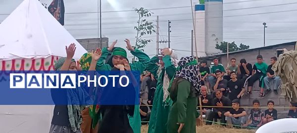 آیین شبیه‌خوانی در شهرستان محمودآباد