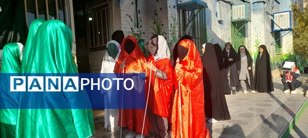 مراسم شهادت حضرت فاطمه زهرا و روز استکبار جهانی در دبستان نیایش 