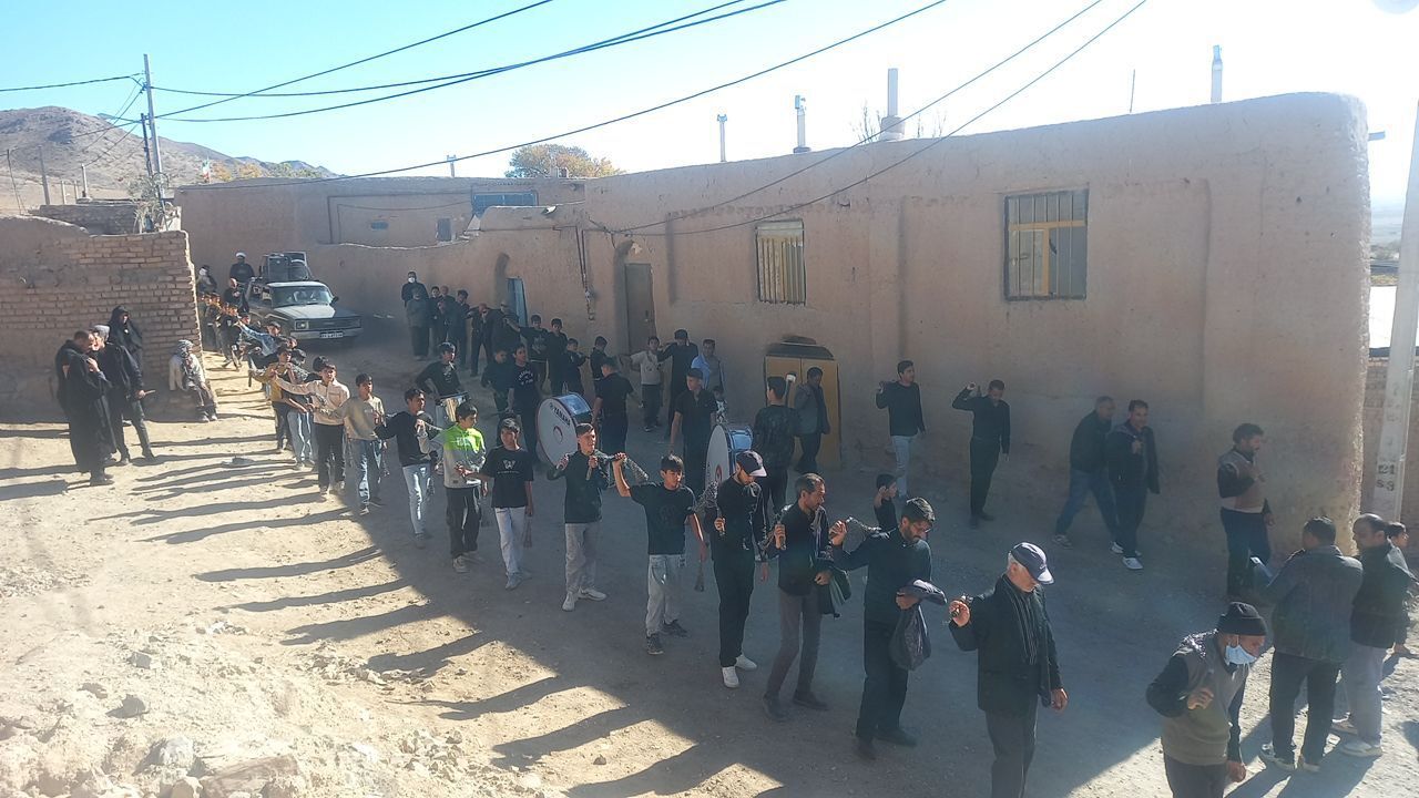 مراسم عزاداری ایام دهه فاطمیه در روستای بتو