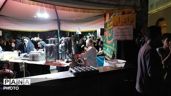 چایخانه هیئت  فاطمه الزهرا در شب صد هشتادم 