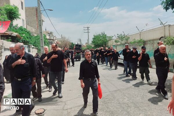 مراسم سوگواری قمربنی هاشم (ع) در شهرک گلشهر چهاردانگه