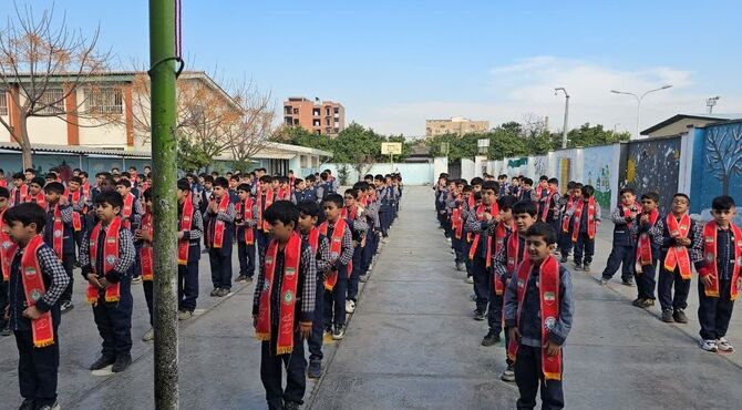 همایش وطن یار در دبستان حضرت علی اصغر گرگان 