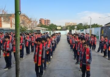 همایش وطن یار در دبستان حضرت علی اصغر گرگان 