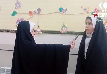 یادواره شهید رئیسی در مدرسه حضرت رقیه(س) روستای صرم