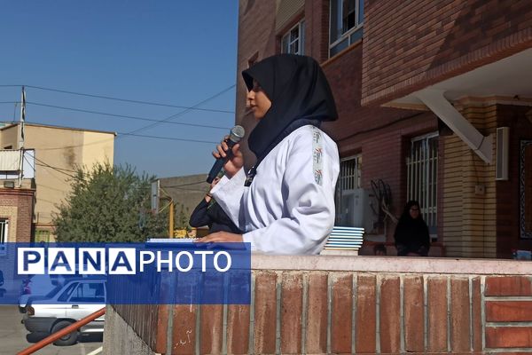 برگزاری برنامه های شاد و متنوع به مناسبت هفته تربیت بدنی در دبیرستان فضیلت شاهد