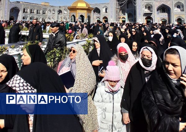 دختران ملاردی در اردوی سیاحتی زیارتی مشهد 