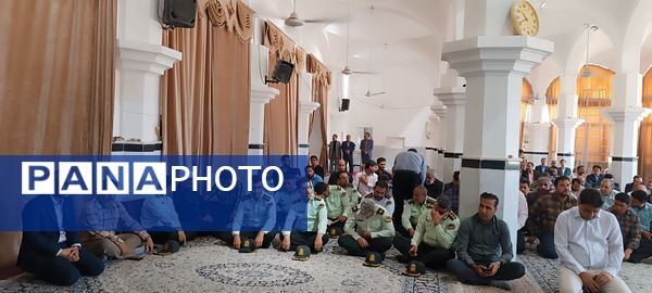 مراسم یادواره شهدای خدمت به‌مناسبت هفته دولت در شهرستان خلیل آباد 