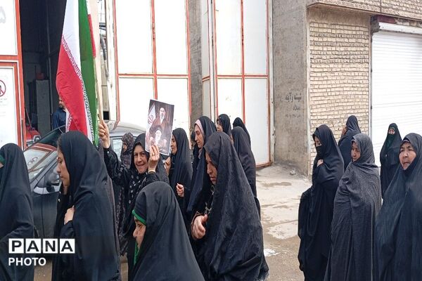 بیعت مردم ولایت مدار شهر بار با رهبر جدید آیت اللّه سید مجتبی خامنه ای 