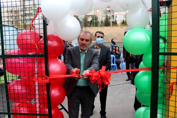 افتتاح زمین چمن مصنوعی دبستان شهدای پاسدار؛ گامی برای نشاط و سلامت دانش‌آموزان