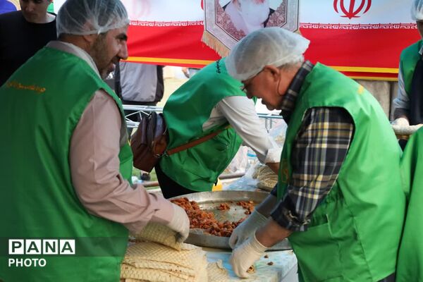 حضور پرشور مواکب طرح شهید آرمان منطقه ۶ در جشن بزرگ «امام رضایی‌ها»در تهران