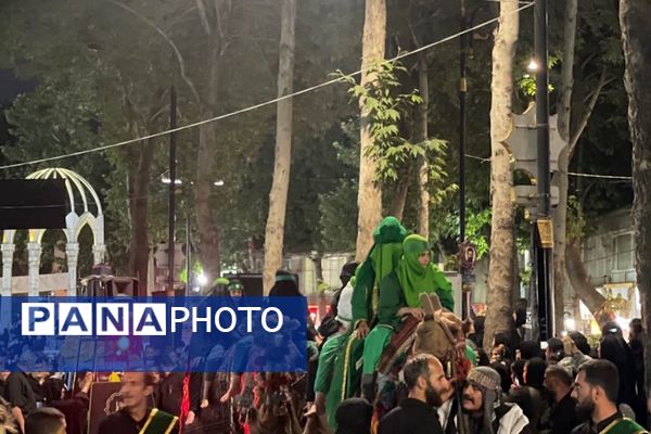 حرکت نمادین کاروان اسرای کربلا در دماوند