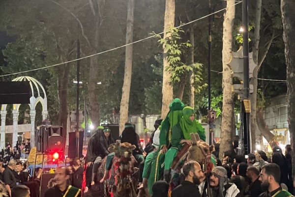 حرکت نمادین کاروان اسرای کربلا در دماوند