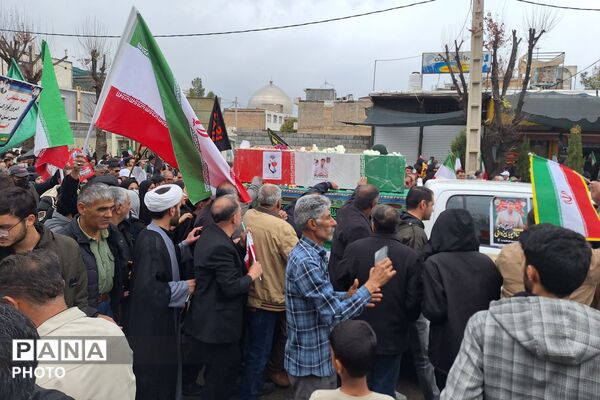 راهپیمایی روز قدس و تشییع شهید اقتدار در مرودشت