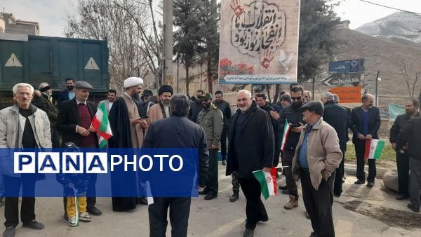 حماسه آفرینی مردم و مسئولان شهرستان پردیس در راهپیمایی ۲۲ بهمن 