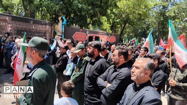 ویژه‌برنامه همگام با تشییع کنندگان آقای شهید ایران در اهر