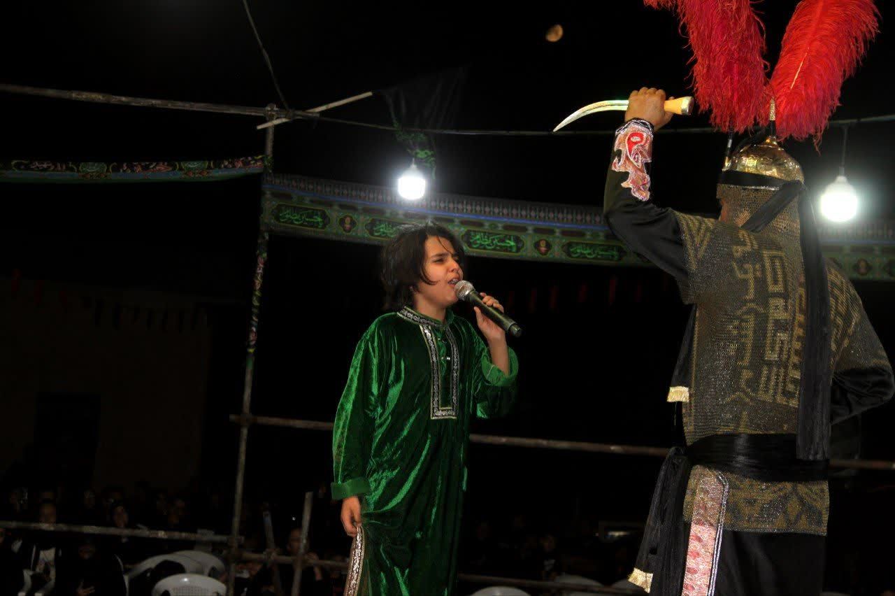 تعزیه‌خوانی در روستای هوتک