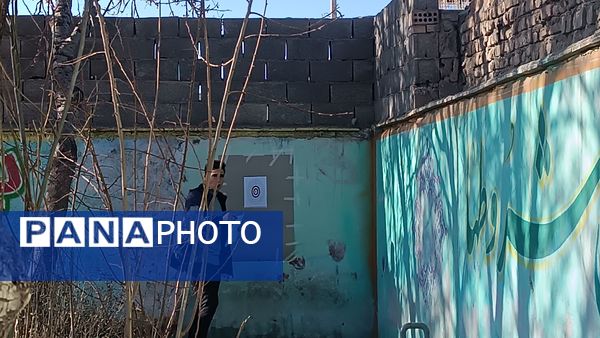 برگزاری مسابقات تیراندازی در دبیرستان شاهد ابوذر غفاری 