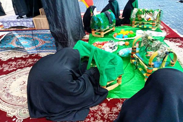 سوگواره شیرخوارگان حسینی در شهرستان باشت