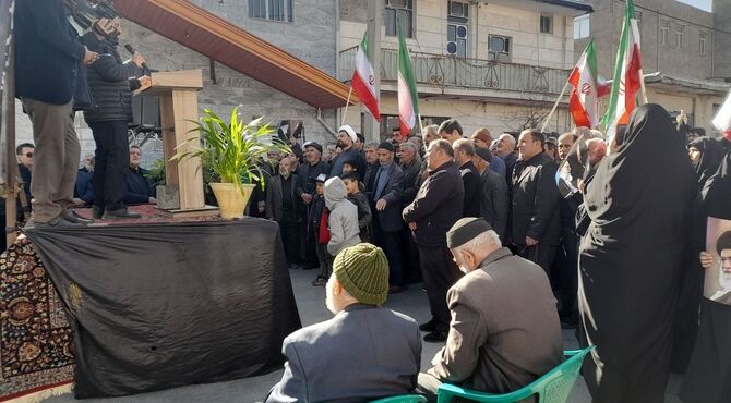 تجمع مردم جوکار در سوگ شهادت رهبر عزیز امت اسلامی