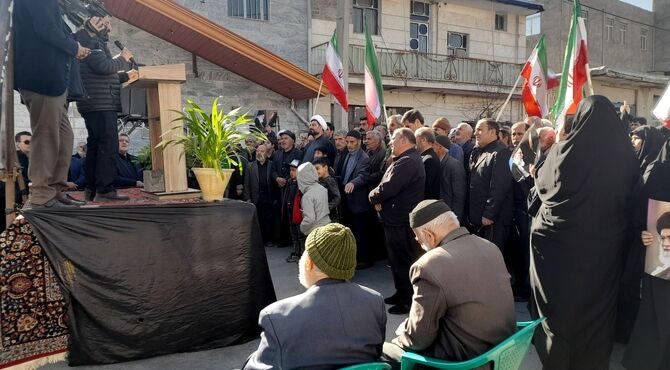 تجمع مردم جوکار در سوگ شهادت رهبر عزیز امت اسلامی