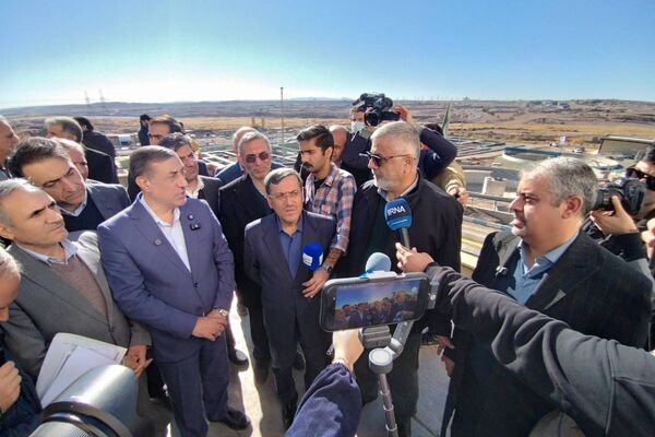 بازدید معاون اجرایی رئیس‌جمهور از طرح فاضلاب پرند