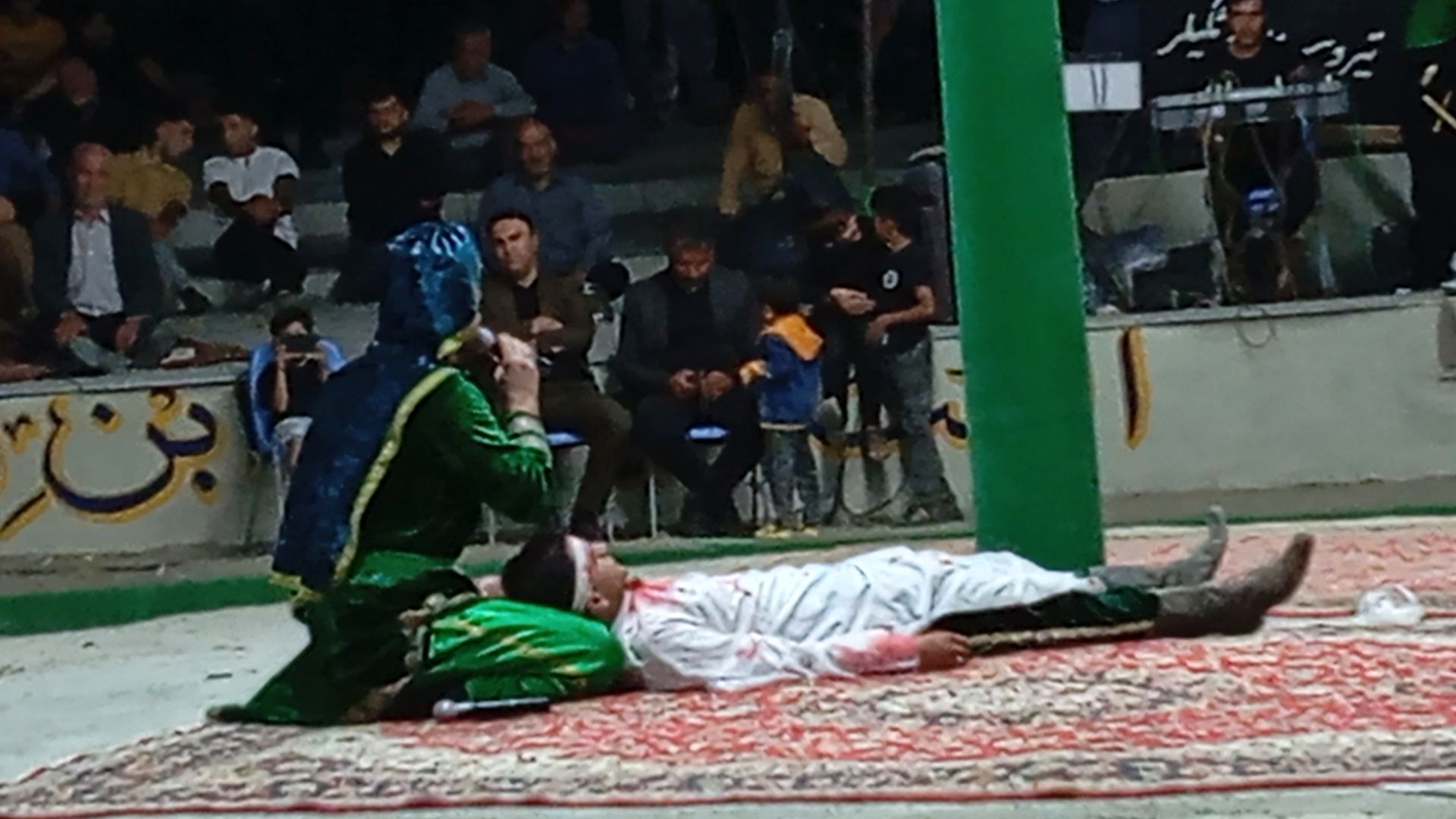 اجرای تعزیه شهادت حضرت علی اکبر(ع)