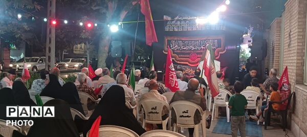 مراسم گرامیداشت هفته دفاع مقدس در میدان حافظ شهرستان نیشابور 