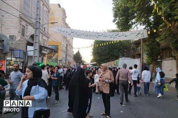 جشن ولایت در خیابانی که به نام غدیر نام گرفت