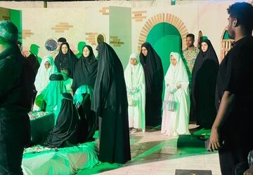 برگزاری ایام سوگواری شهادت حضرت فاطمه زهرا سلام الله علیها در میناب 
