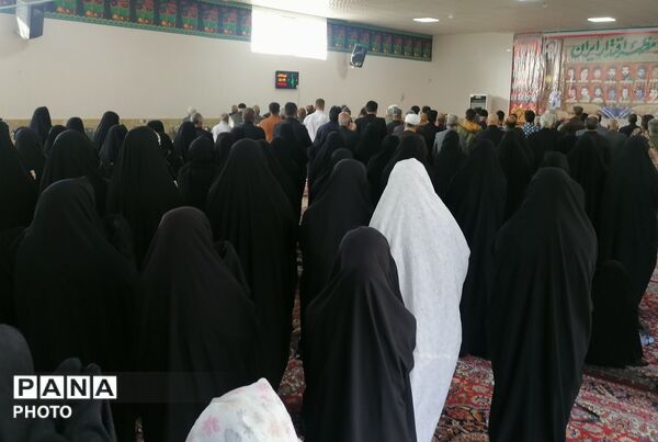 دعای ندبه و نماز عیدفطر در روستای ارغا شهرستان خلیل آباد