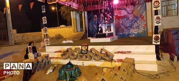 طنین فریاد مظلومیت دردانه اباعبدالله(ع) در روستای نصیرائی میناب