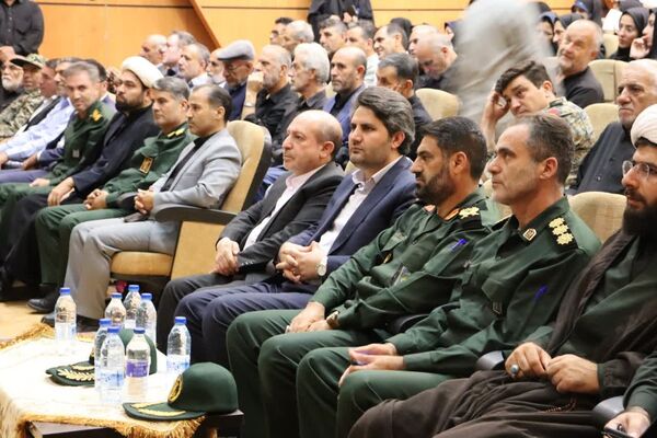 مراسم چهلم شهدای اقتدار در کوهدشت با حضور فرمانده سپاه حضرت ابوالفضل لرستان