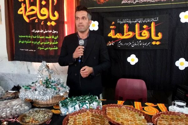مراسم شهادت حضرت زهرا (س) و عزاداری در دبیرستان طالقانی 