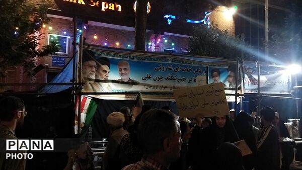 گذری بر موکب شهدای روستای آهوان در هشتاد و هشتمین شب 