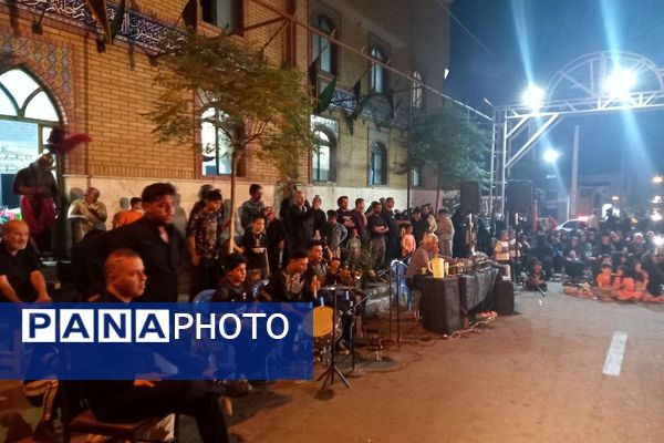 مراسم تعزیه خوانی شهادت حضرت عباس  در قیامدشت