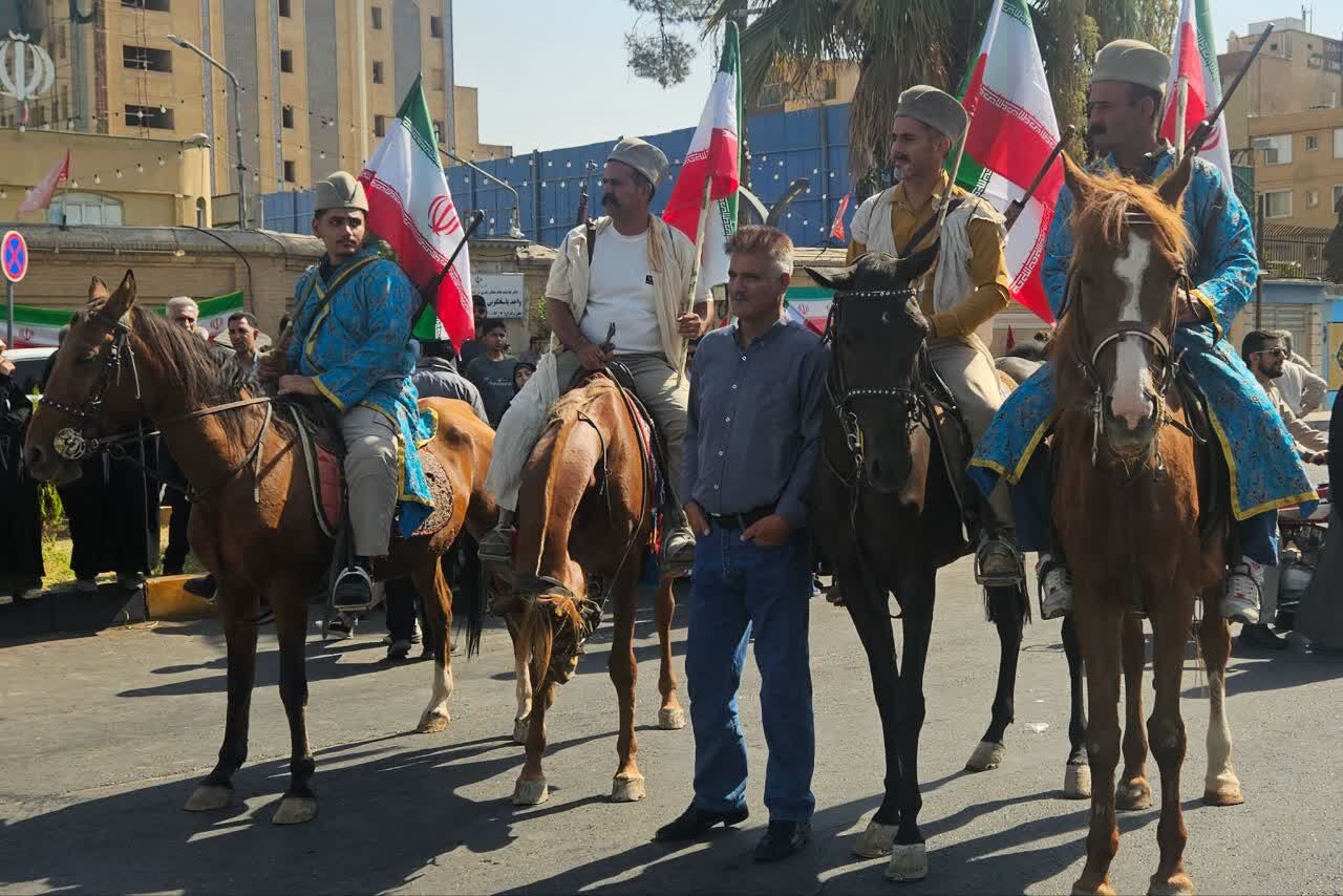 راهپیمایی جان‌فدایان ایران در شیراز - 3