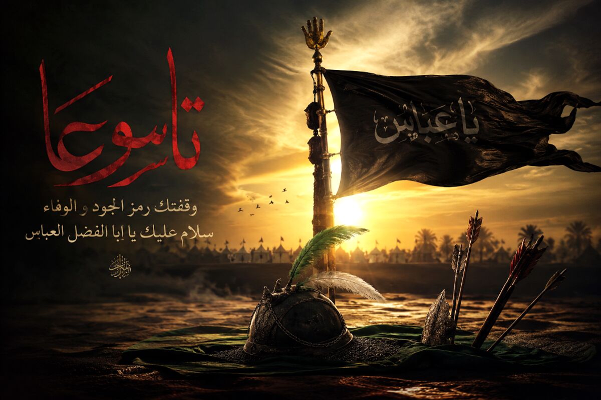 تاسوعا؛ روزی که علم وفاداری بر دوش عباس(ع) ماند